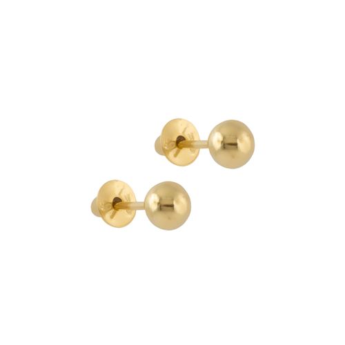 Brinco Esfera Ouro Amarelo