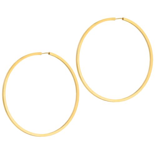 Argola Ouro Amarelo