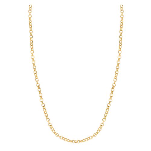 Corrente Ouro Amarelo 45 cm Elo Português