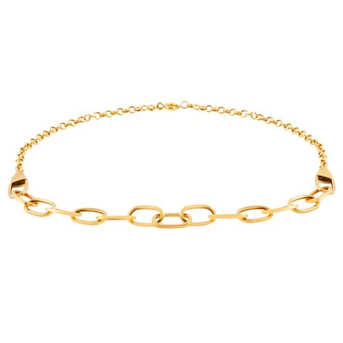 Colar com Elos Ouro Amarelo