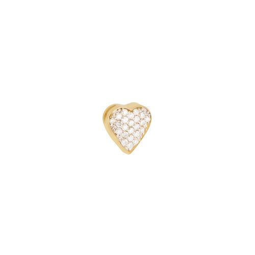 Pingente Coração Ouro Amarelo Diamante