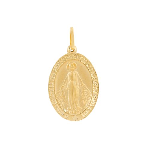 Pingente Nossa Sra. das Graças Ouro Amarelo