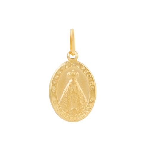 Pingente Nossa Sra. Aparecida Ouro Amarelo
