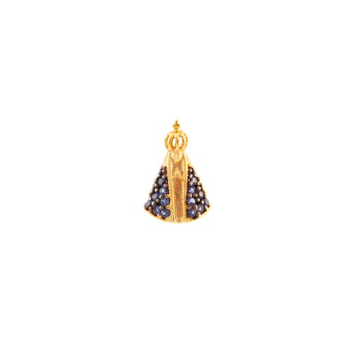 Pingente Nossa Sra. Aparecida Ouro Amarelo