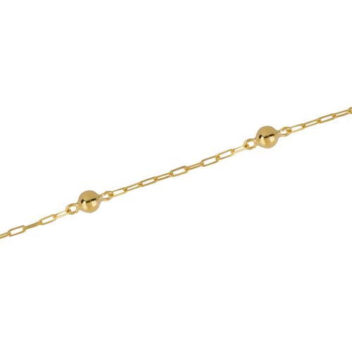 Pulseira Esfera Ouro Amarelo