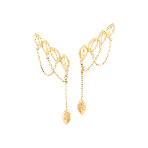 Brinco Ouro Amarelo Diamante