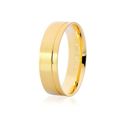 Aliança Anatômica Ouro Amarelo