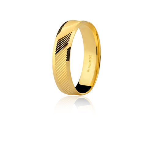 Aliança Anatômica Ouro Amarelo