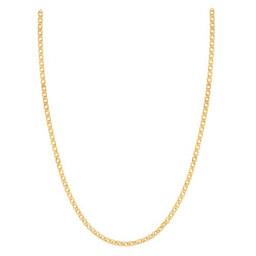Corrente Groumet Ouro Amarelo 60 cm