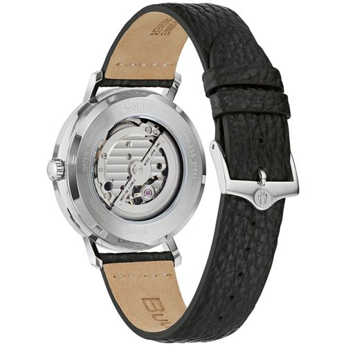 Relógio Bulova Masculino Couro Preto