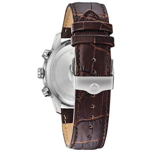 Relógio Bulova Masculino Couro Marrom