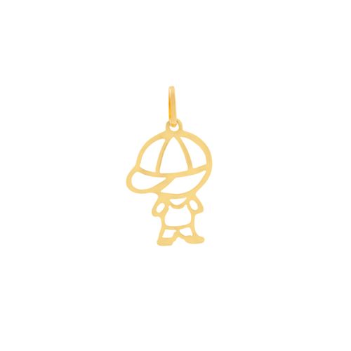 Pingente Menino Ouro Amarelo