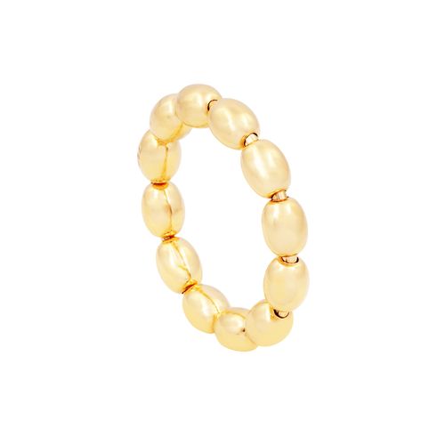Anel Esferas Ouro Amarelo