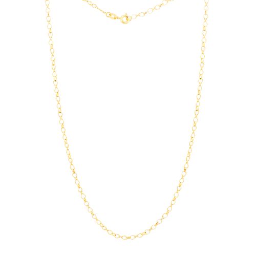 Colar Infinito Ouro Amarelo