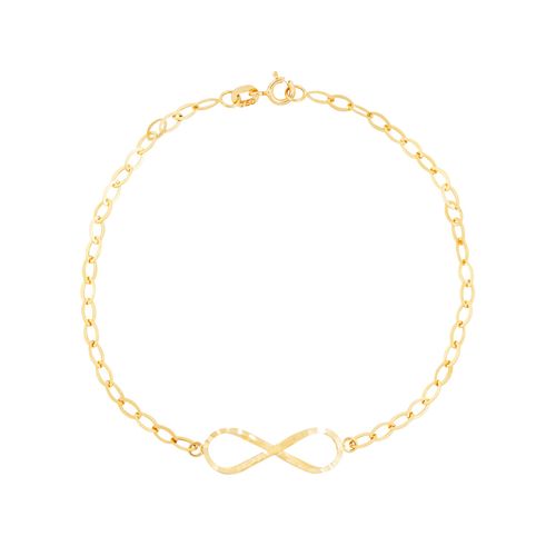 Pulseira Infinito Ouro Amarelo