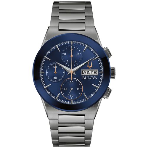 Relógio Bulova Masculino Aço Prateado