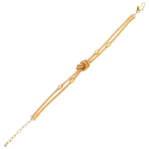 Pulseira Nó Ouro Amarelo