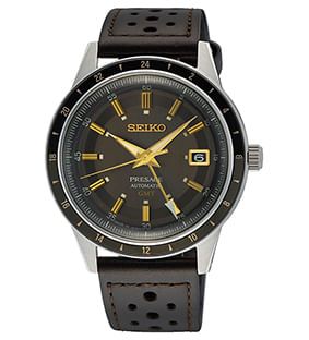 Relógio Seiko Masculino Couro Marrom