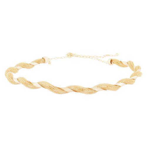 Colar Chocker Ouro Amarelo